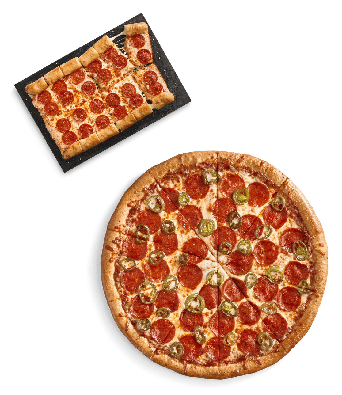 <p>COME ONE, COME ALL,<br />TO MY MAGNIFICENT PIZZA BUFFET!</p> hero image